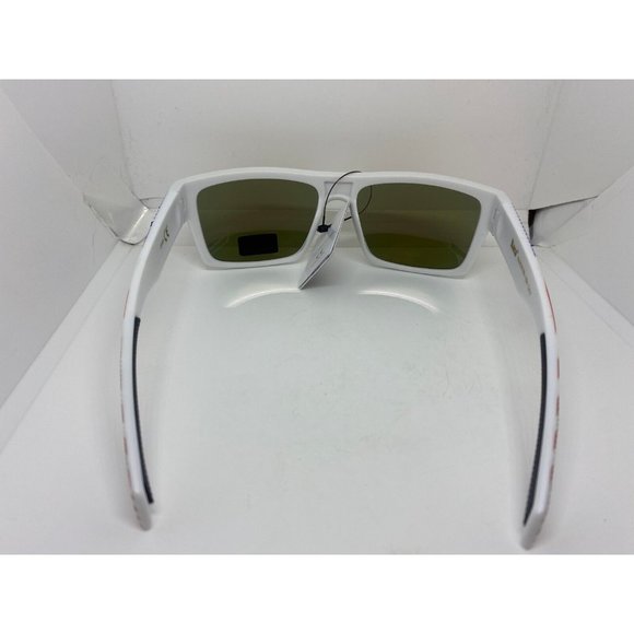 LOCS Hardcore Gangster Sunglasses Lowrider Biker White Yellow American Flag NEW - Picture 4 of 5